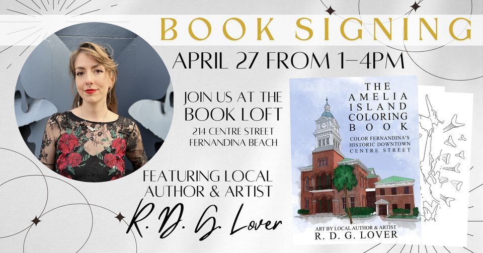Book signing with local artist and writer Rachel Glover