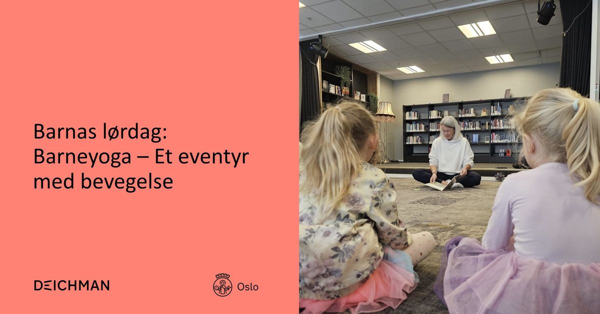 Barnas l\u00f8rdag: Barneyoga - Et eventyr med bevegelse