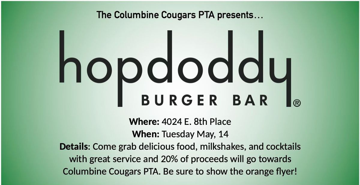 PTA Dine-Out: Hopdoddy