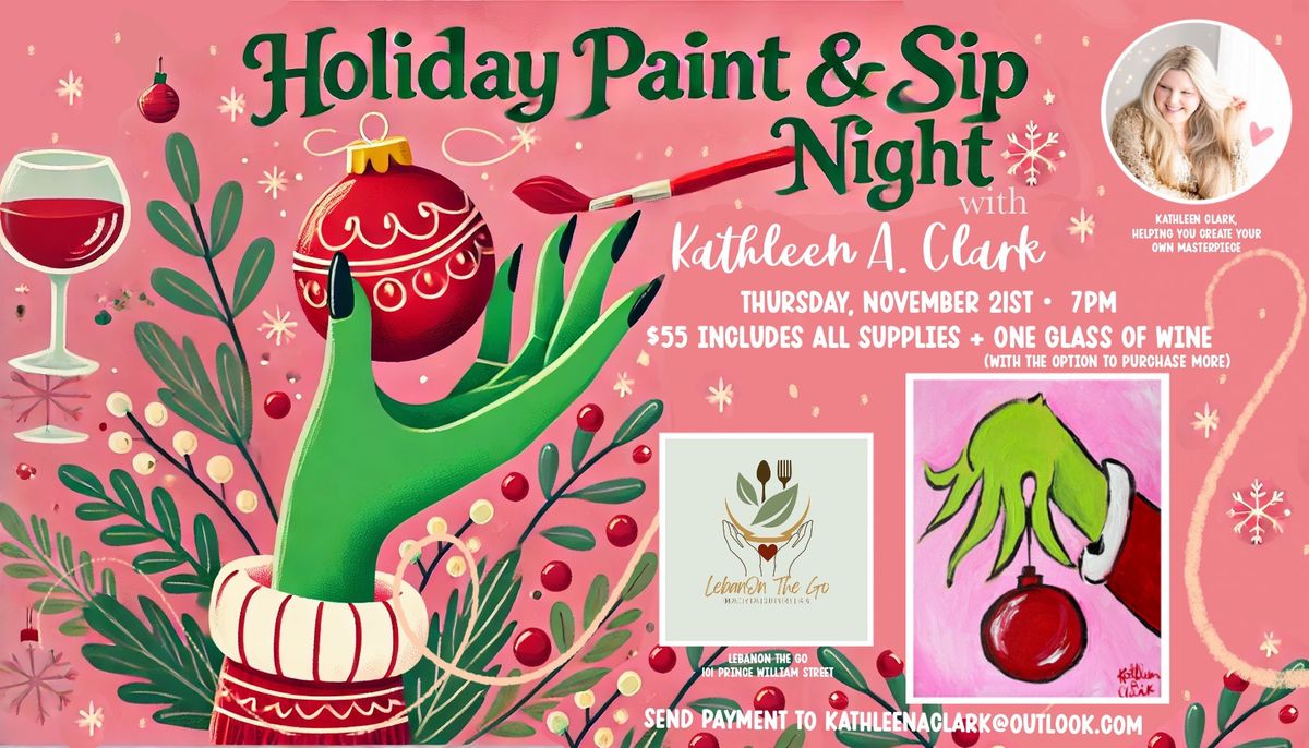 Paint & Sip with Kathleen Clark @ LebanOn The Go