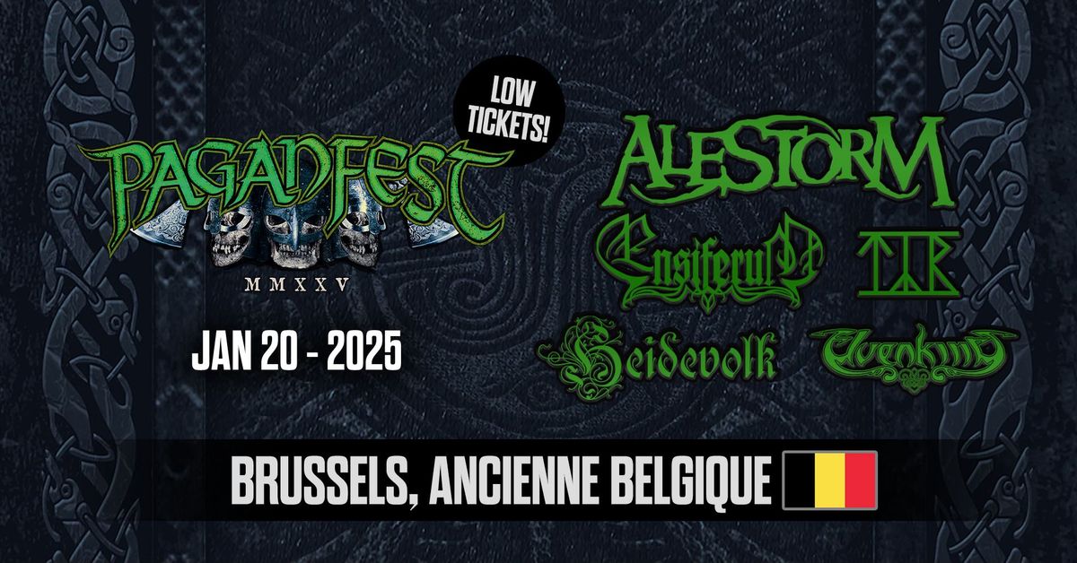 Paganfest MMXXV Brussels - Alestorm, Ensiferum, T\u00fdr, Heidevolk, Elvenking