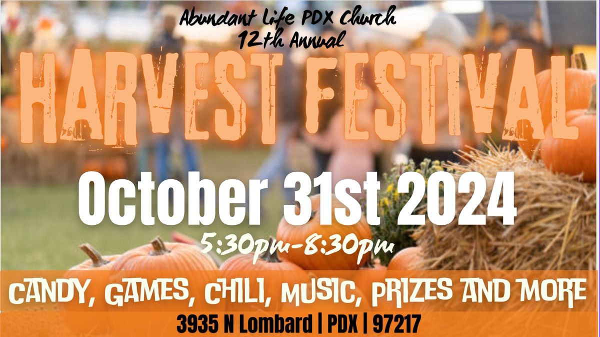 12TH ANNUAL HARVEST FESTIVAL