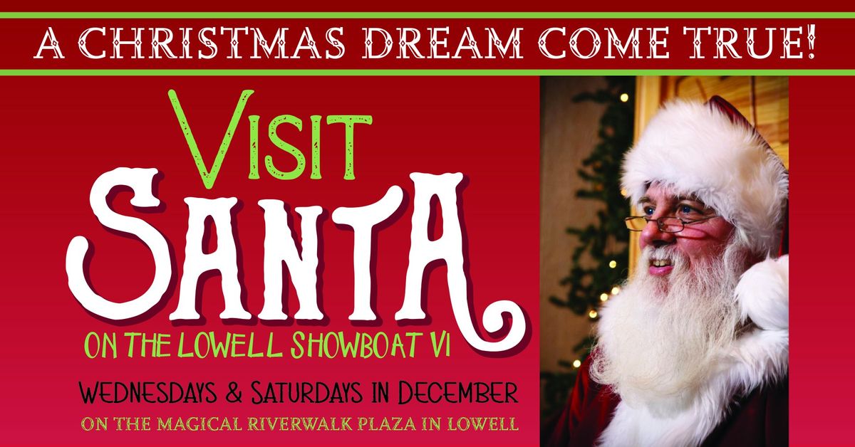 Santa Visits on the Lowell Showboat VI