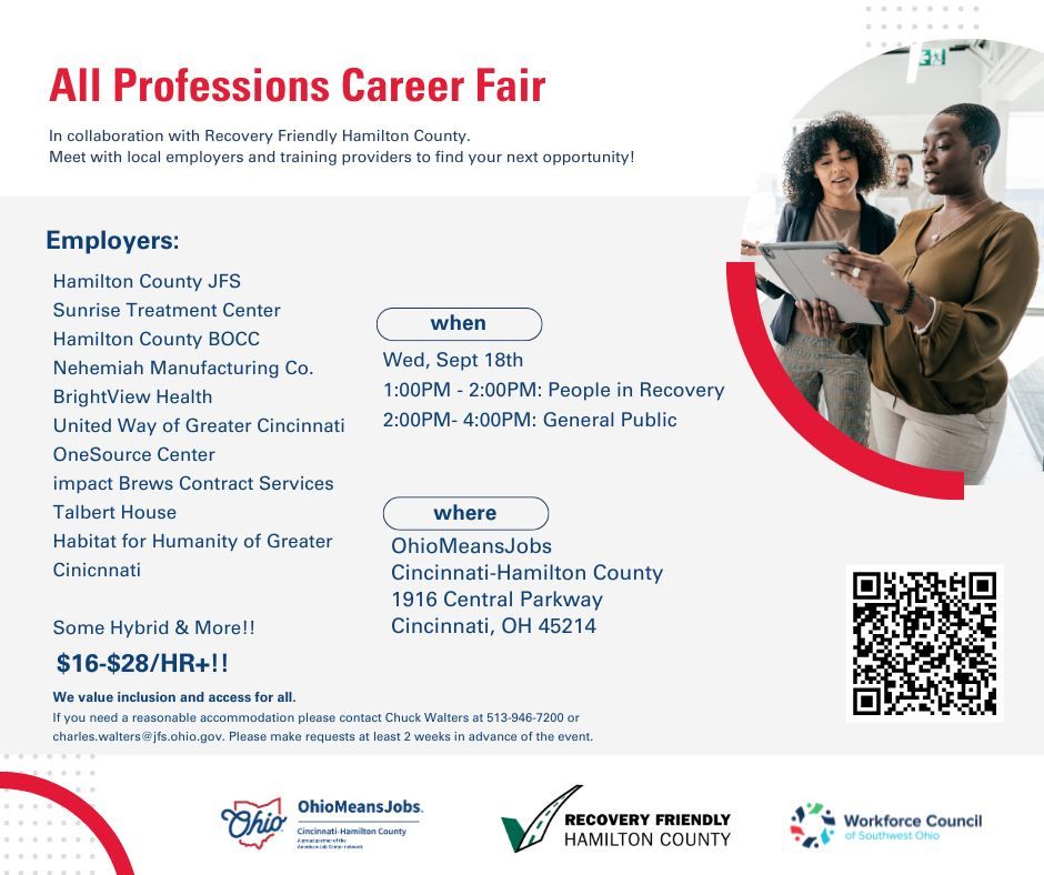 Recovery-Friendly Career Fair