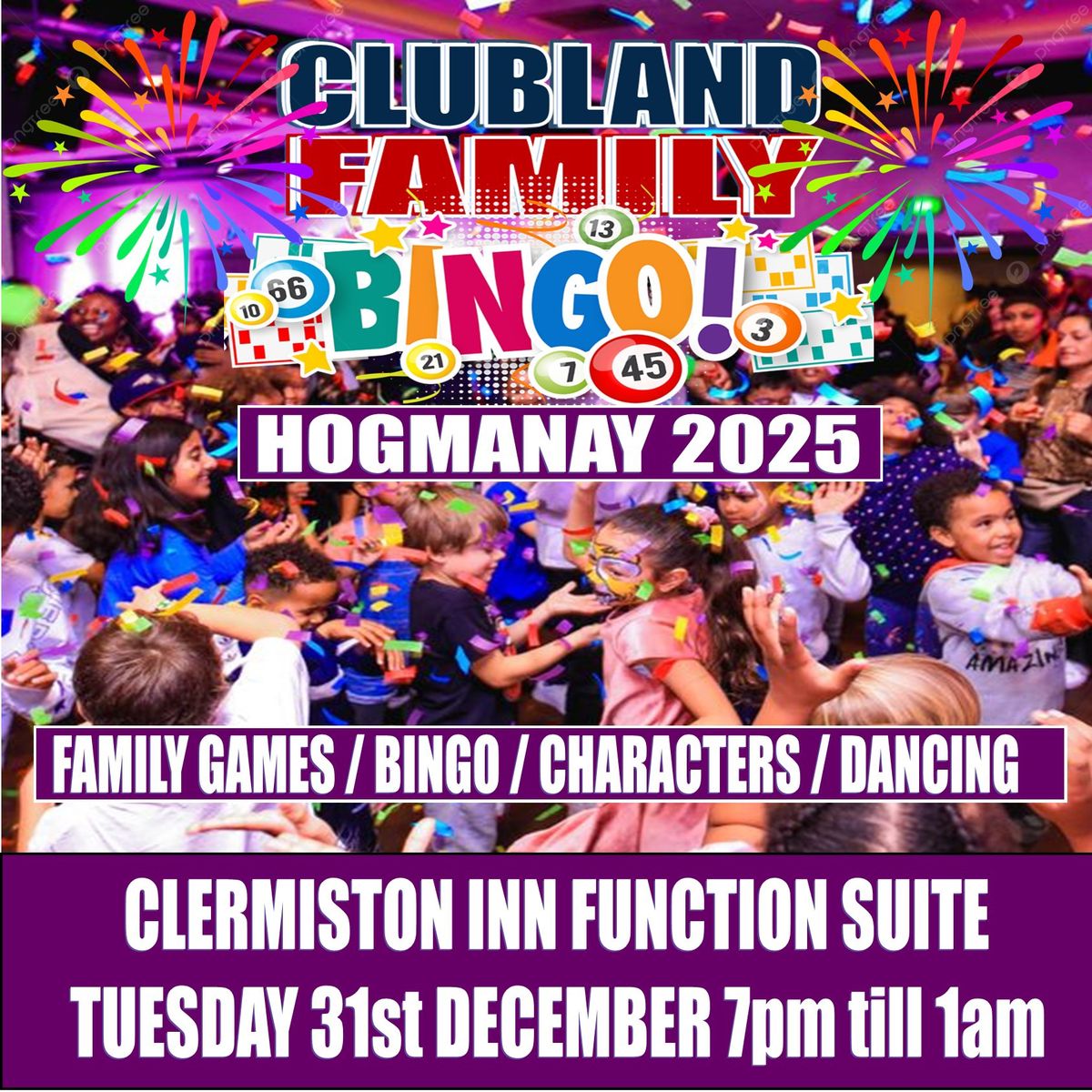 Edinburgh Hogmanay Family Bingo Ball