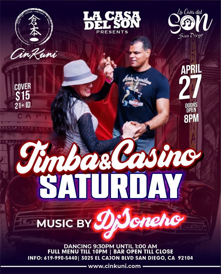 Timba & Casino Saturday @ Cinkuni 
