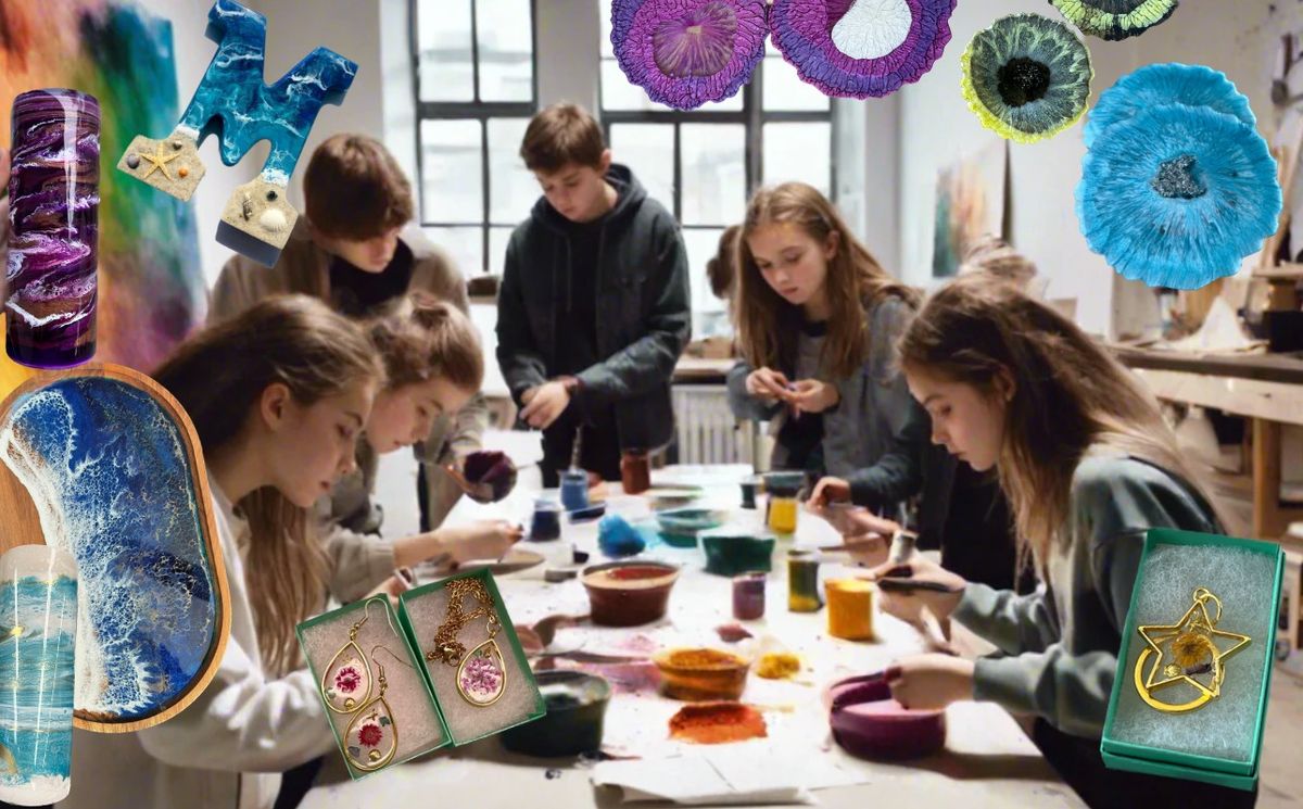  Art Camps for Teens | Resin Art Camp