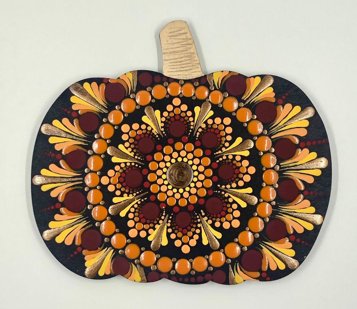 Fall Dot Mandala Painting Class