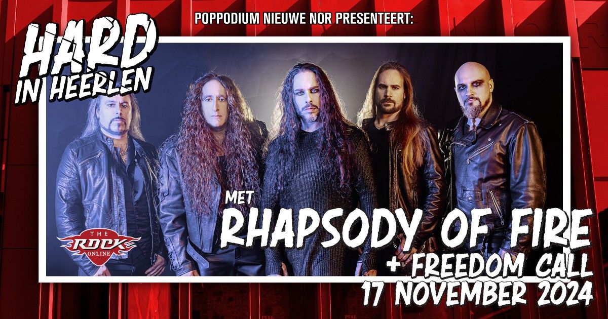 Rhapsody of Fire + Freedom Call | Nieuwe Nor