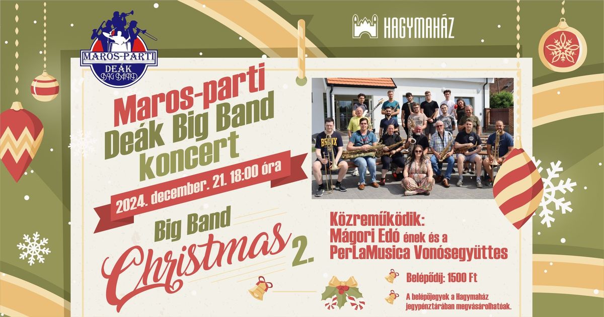 Maros-parti De\u00e1k Big Band koncert-Big Band Christmas 2.