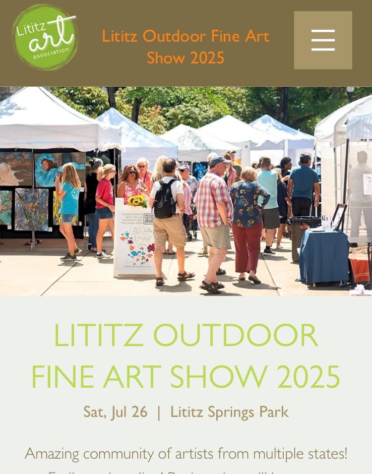 2025 Lititz Outdoor Fine Art Show-Exhibiting Artist