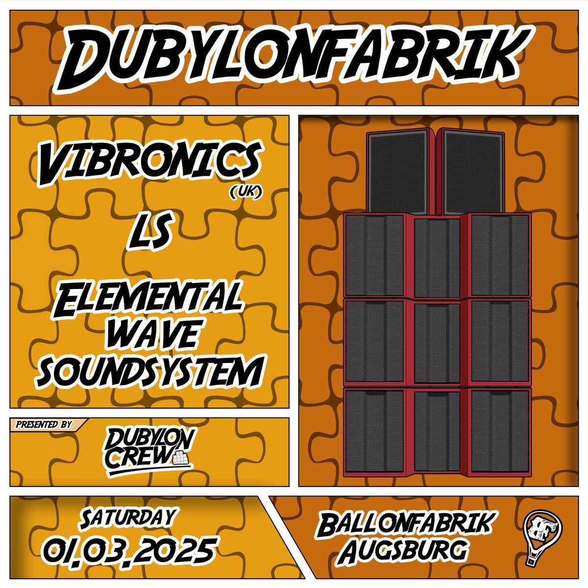 DUBYLONFABRIK VOL.12 \u2013 VIBRONICS (UK) & ELEMENTAL WAVE SOUNDSYSTEM [AK]