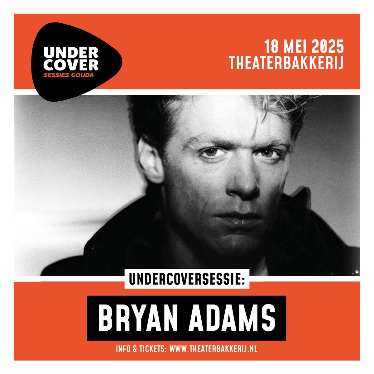 Undercoversessie: Bryan Adams | De Theaterbakkerij