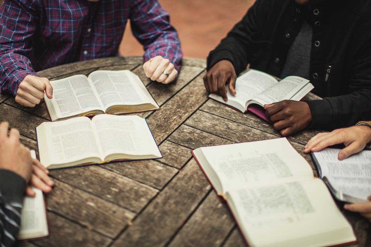 C1 Scripture Study Session with the Missionaries