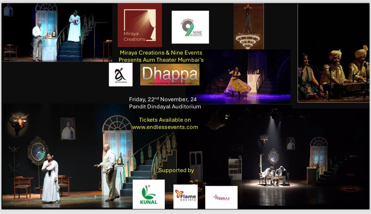 DHAPPA, unique musical play from Aum Theatre, Mumbai