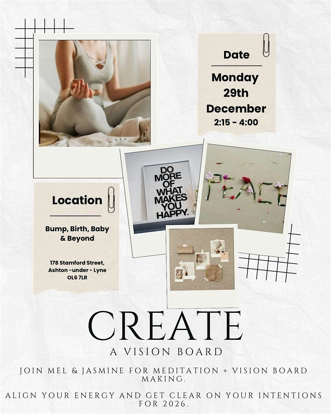 \u2728 Get Clear on Your Future: Meditation & Vision Board Workshop \u2728
