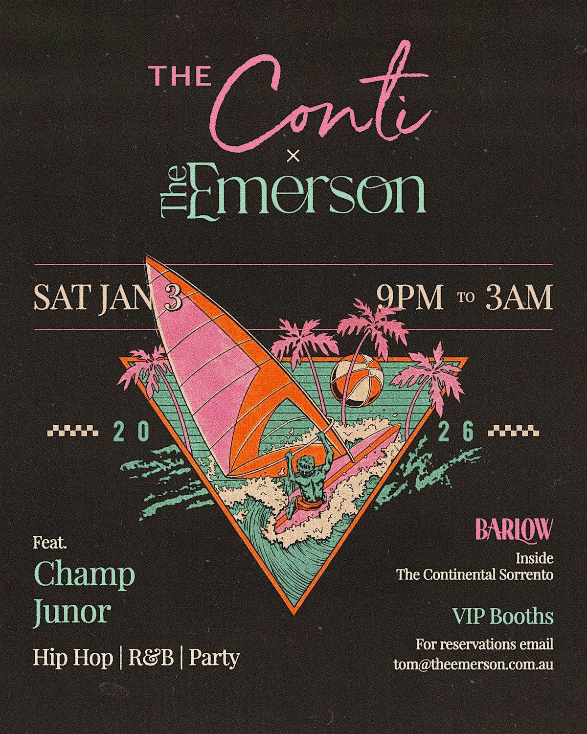 The Conti x The Emerson Jan 3rd