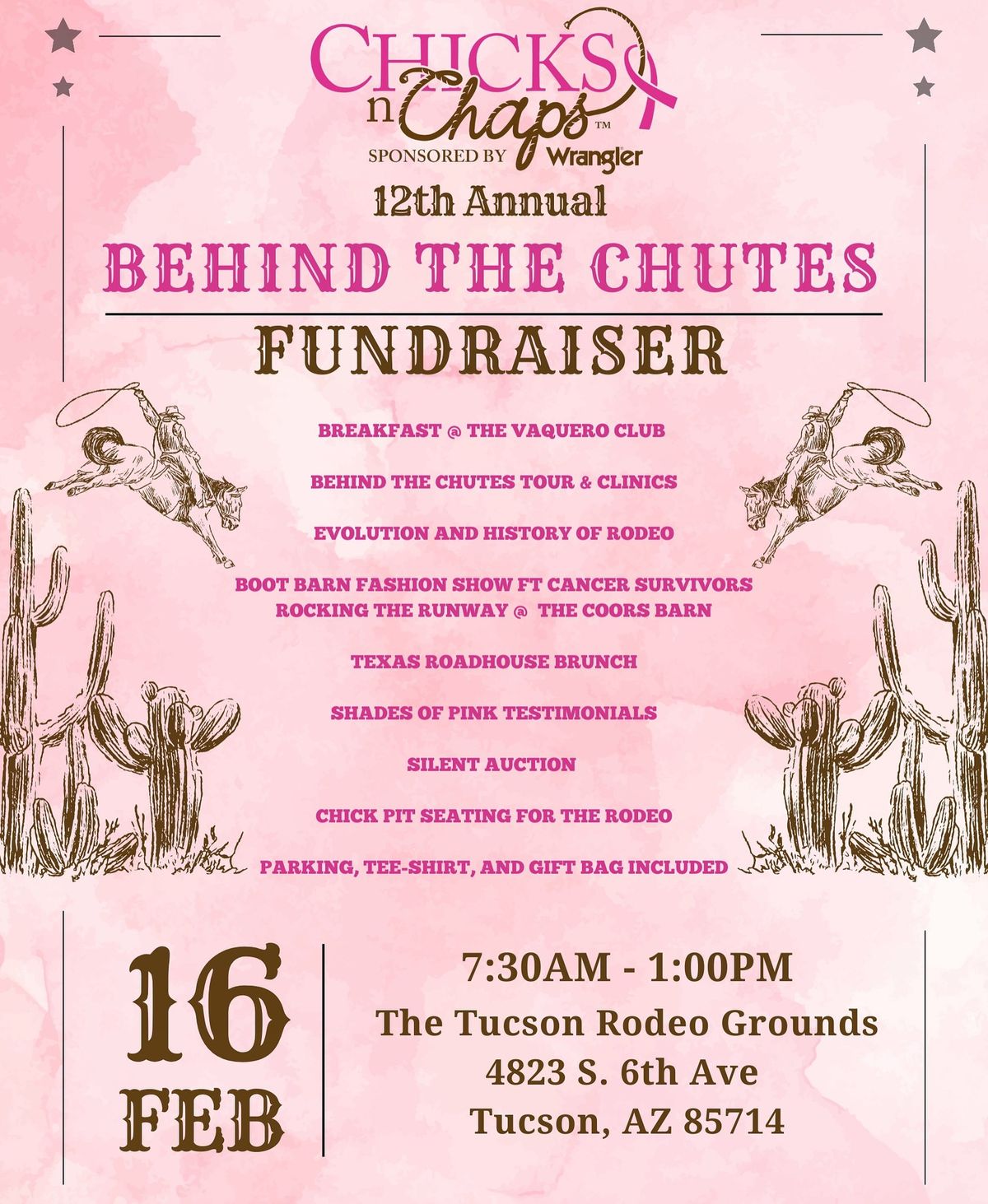 12th Annual Behind The Chutes Fundraiser 