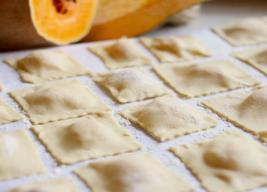 Handmade Pumpkin Ravioli | BYOB 