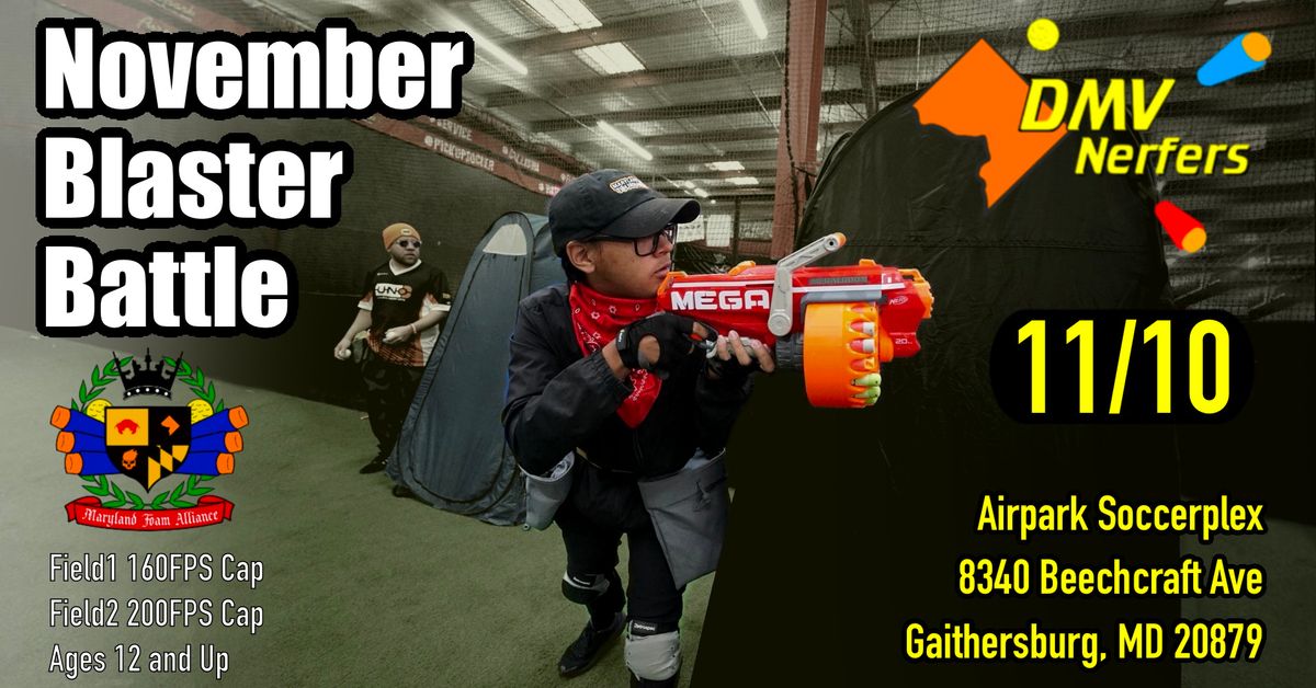 DMV Nerfers - November Blaster Battle