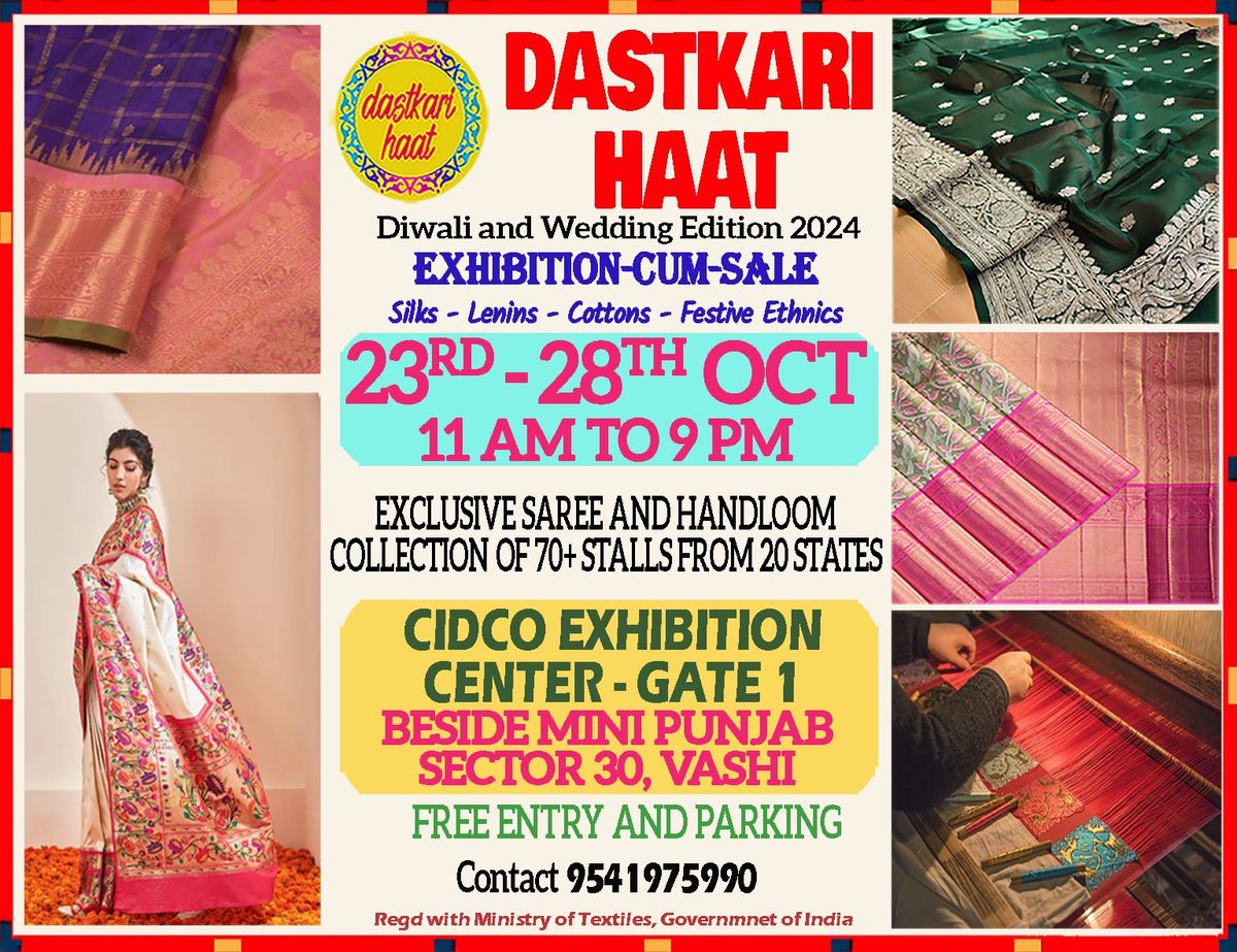 Dastkari Haat 2024 - Diwali and Wedding Edition at Vashi