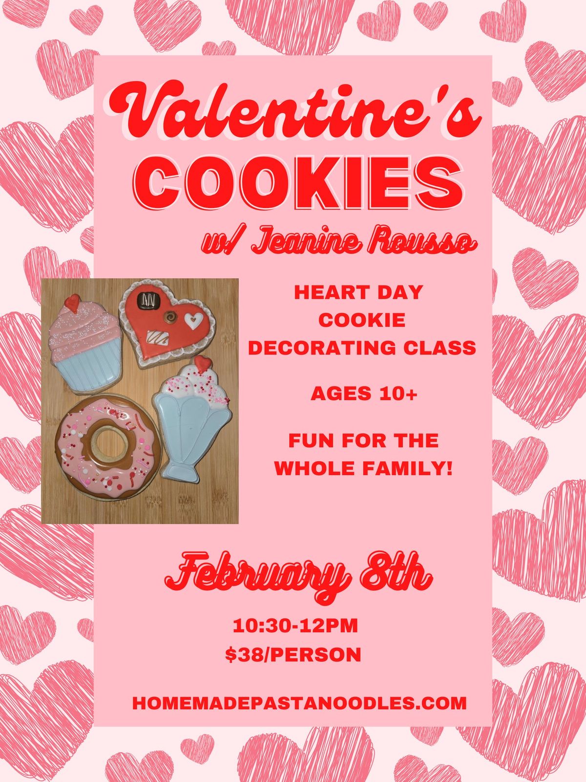 Valentine's Day Cookie Decorating w\/ Jeanine Rousso 