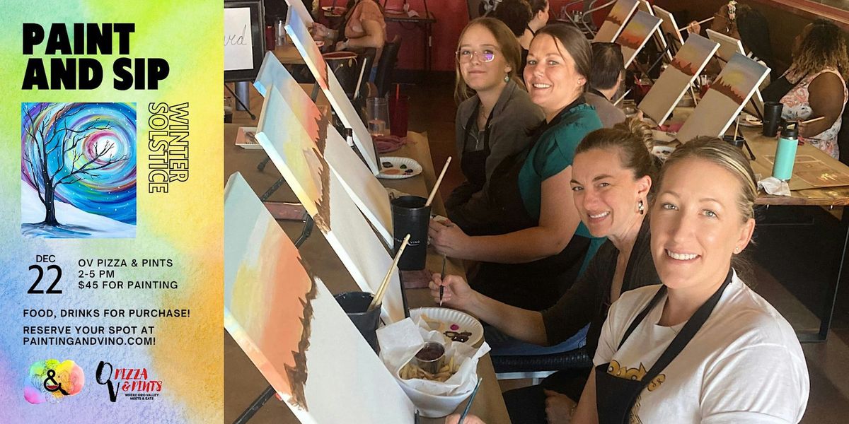 Winter Solstice Beginner Paint and Sip at OV Pizza & Pints