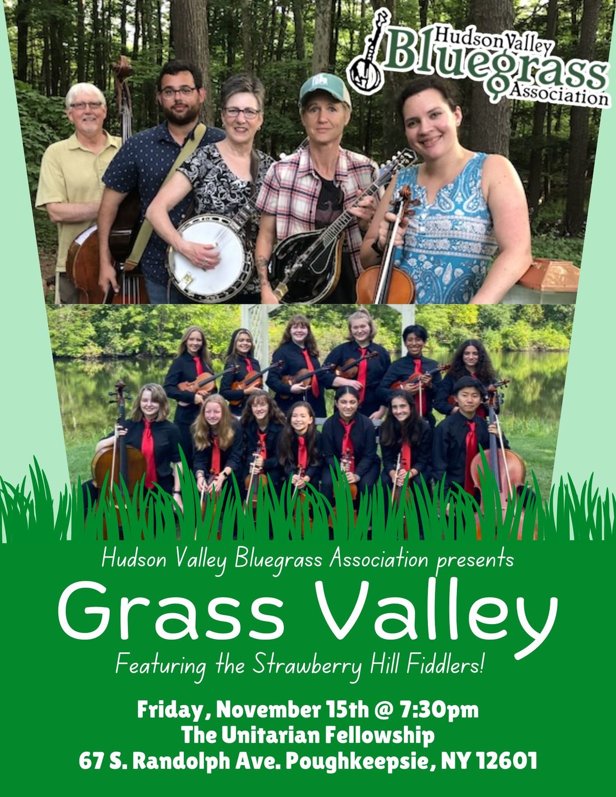 HVBA Concert: Grass Valley and The Strawberry Hill Fiddlers