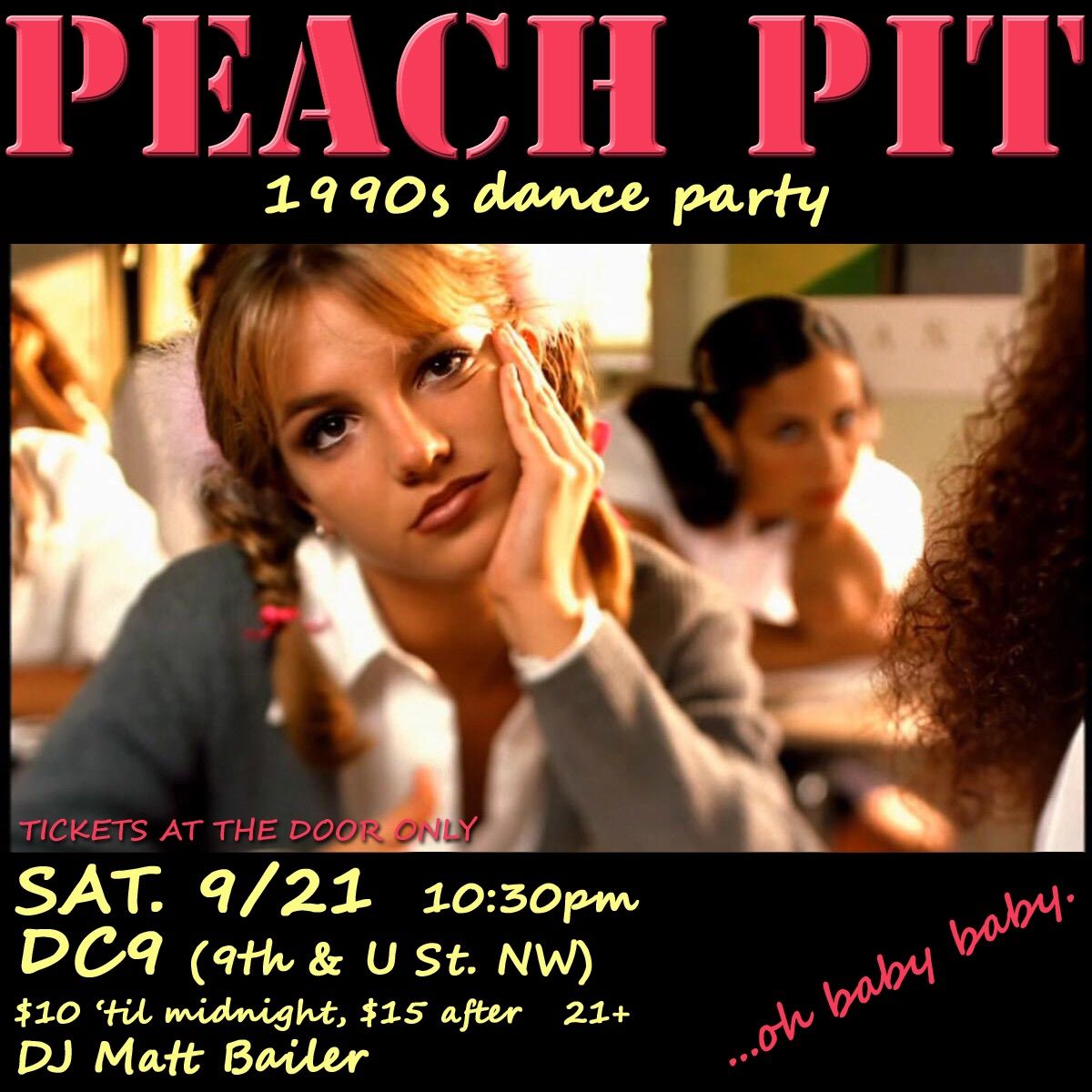 PEACH PIT - 90s Dance Party @ DC9