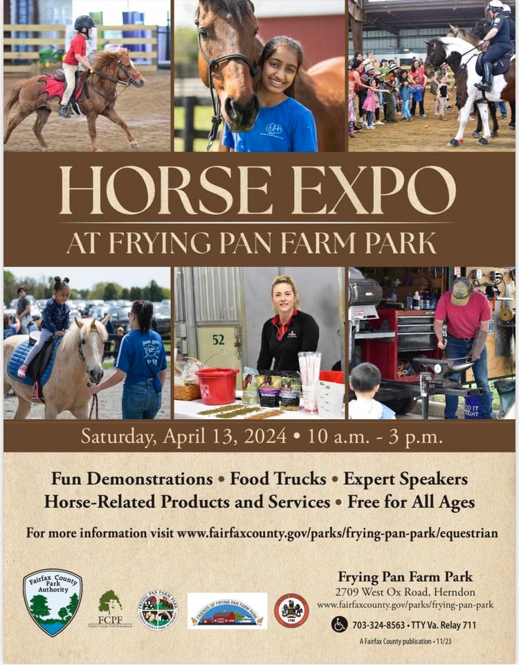 Horse Expo at Frying Pan Farm Park sponsored by the Friends of Frying Pan Farm Park