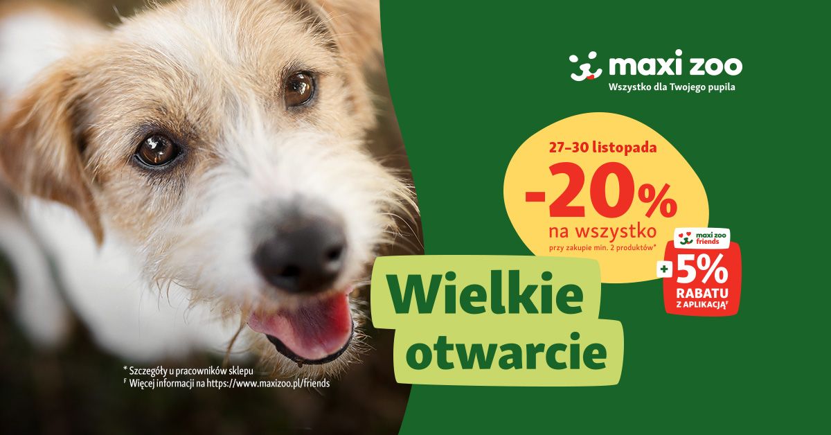 Otwarcie pierwszego sklepu Maxi Zoo w \u015awidnicy