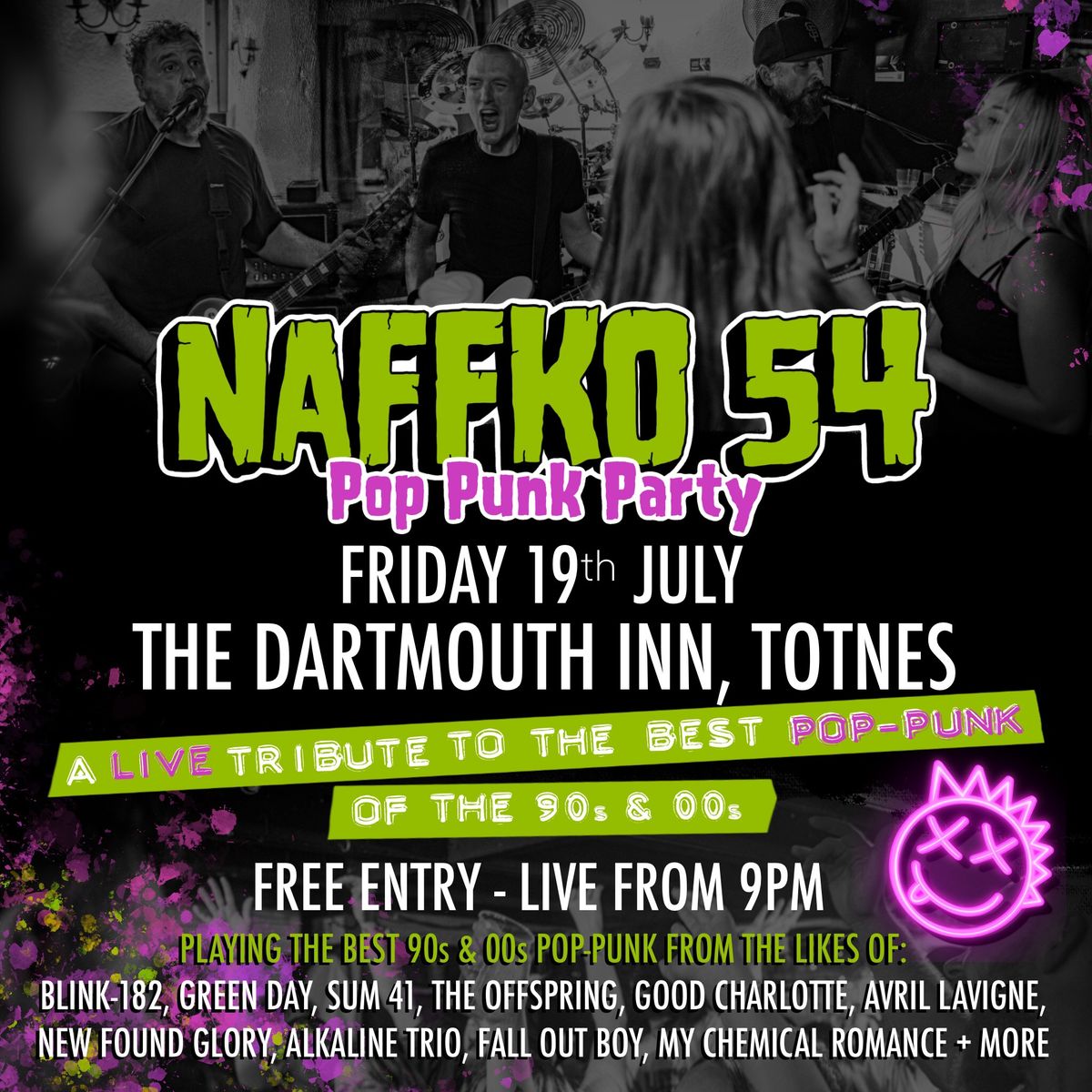 NaffKo 54 - Pop Punk Party Live @ The Dartmouth Inn, Totnes