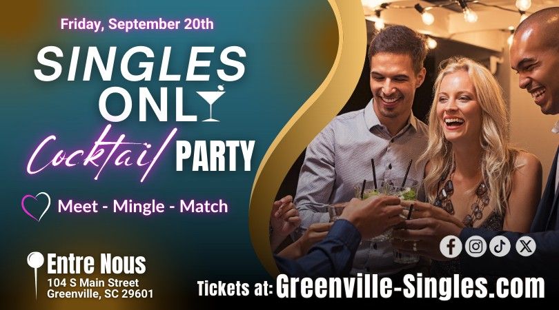 Singles ONLY Cocktail Party \ud83c\udf78\u2728 