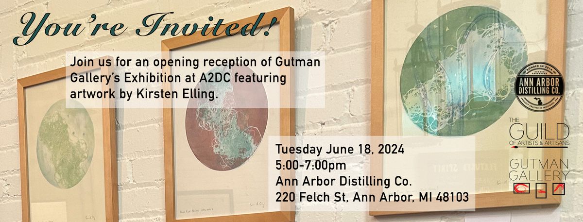 Gutman Gallery x Kirsten Elling Exhibition Opening at A2DC