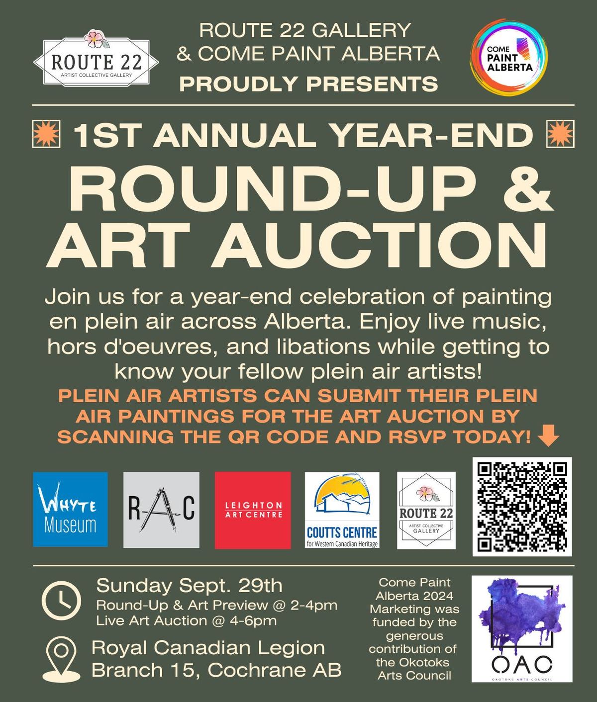 Come Paint Alberta Year-End Round-Up & Art Auction