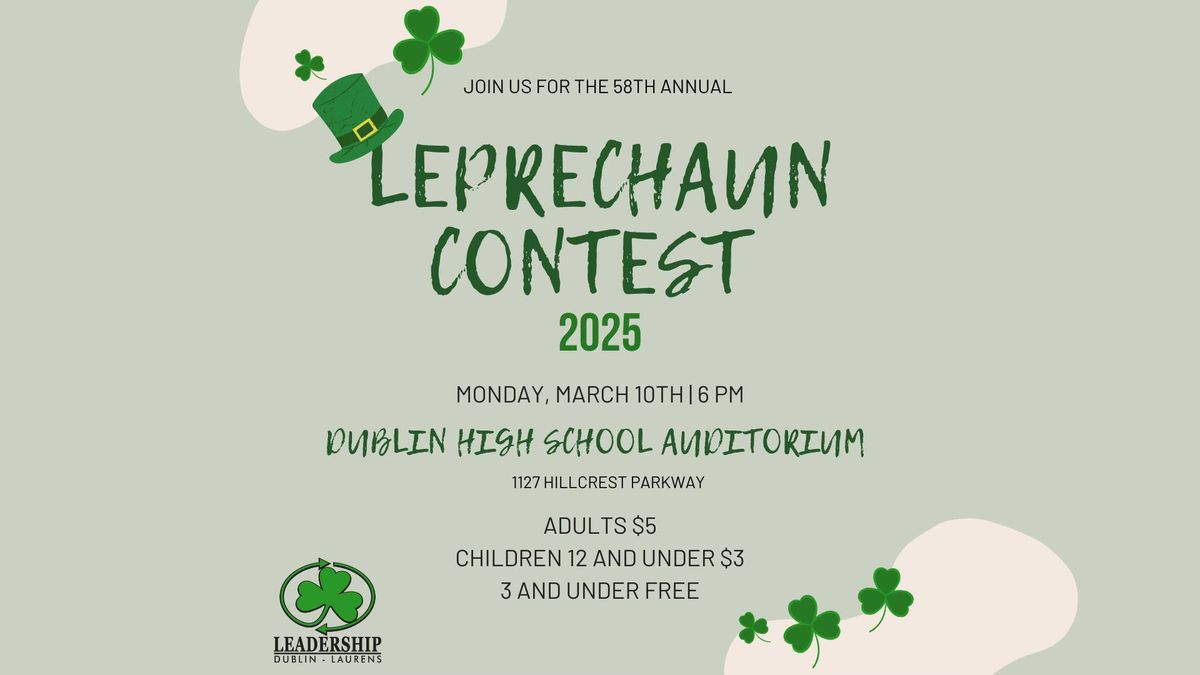 58th Leadership Dublin-Laurens St. Patrick's Leprechaun Contest