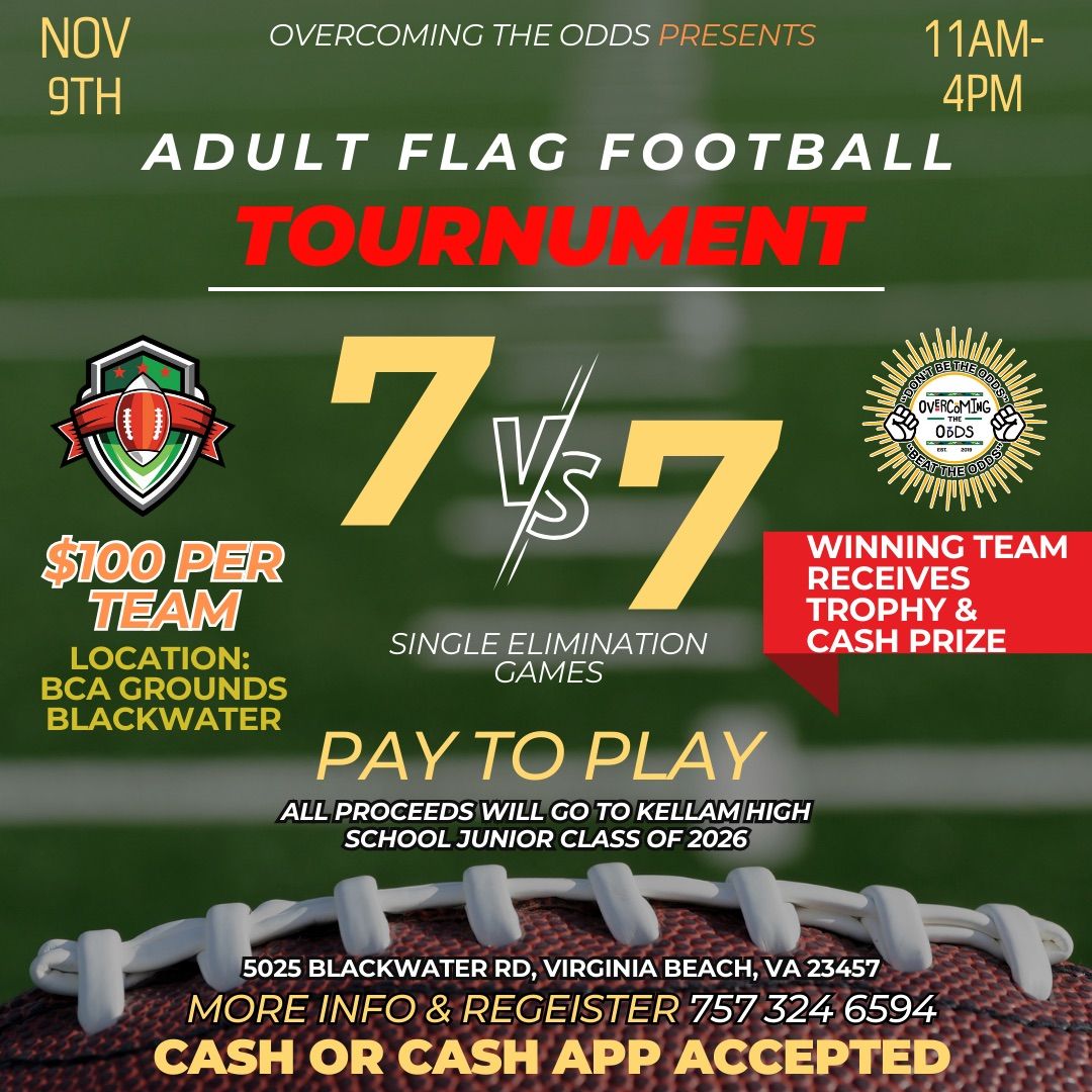 O.T.O Adult Flag Football Tournament 