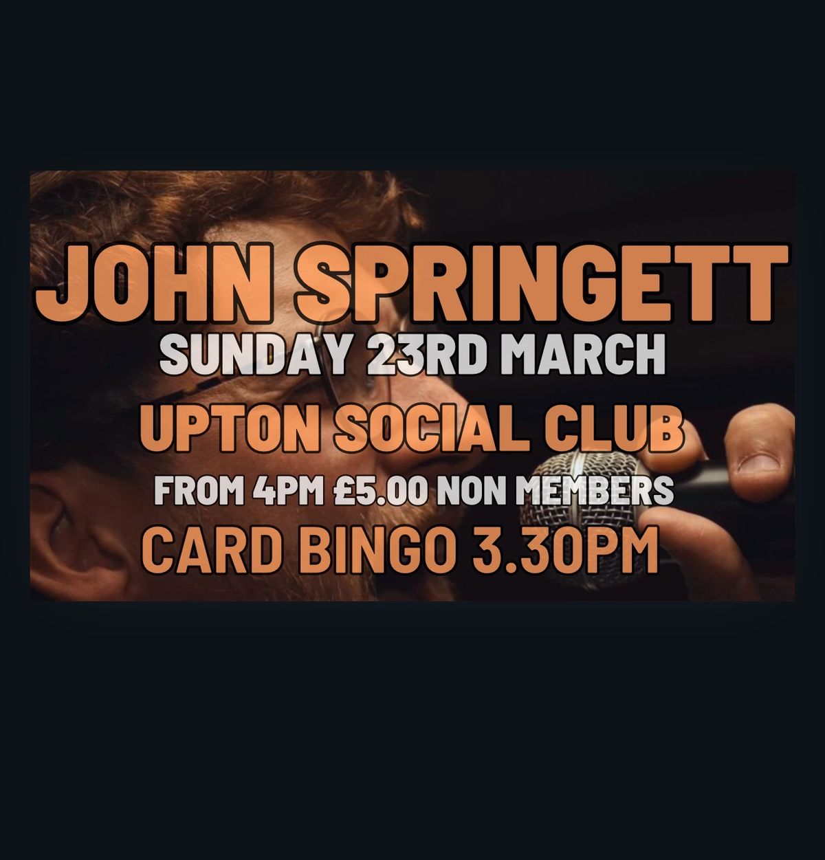 John Springett Is Back! @ Upton Social Club