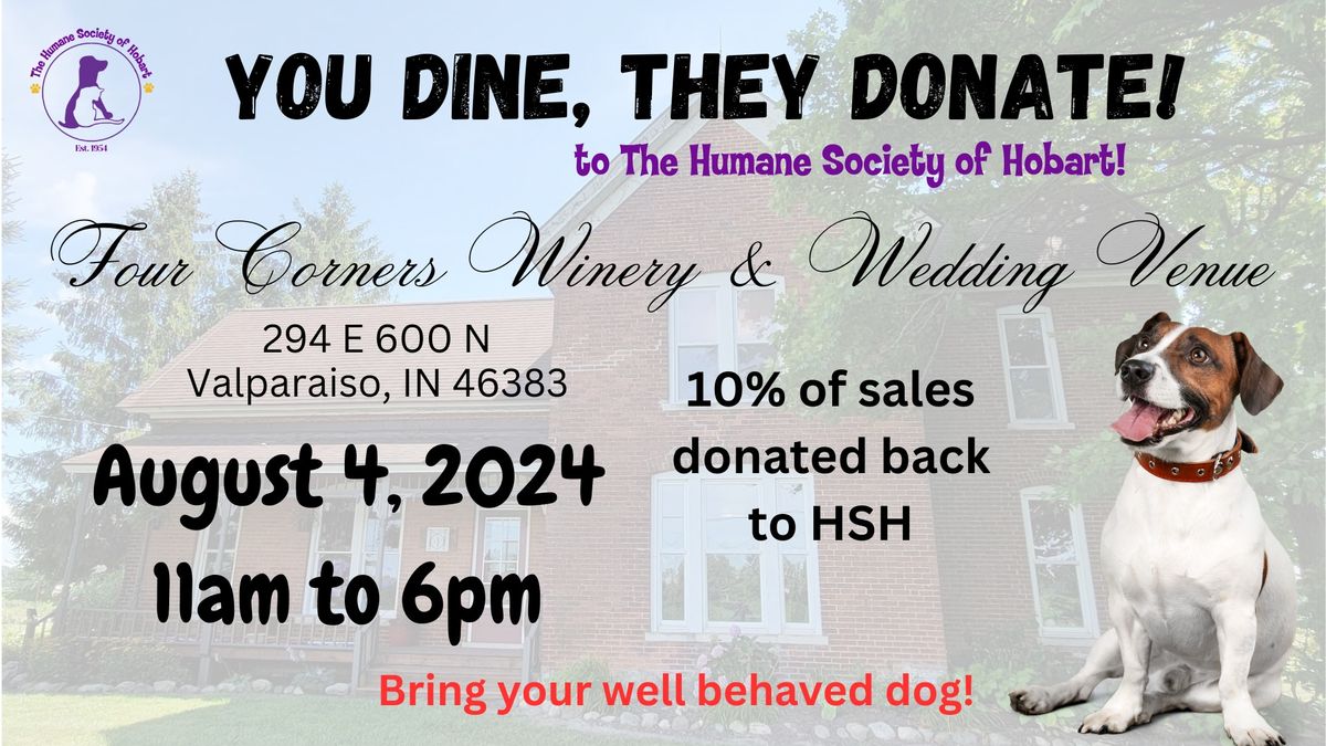 You Dine, They Donate!!