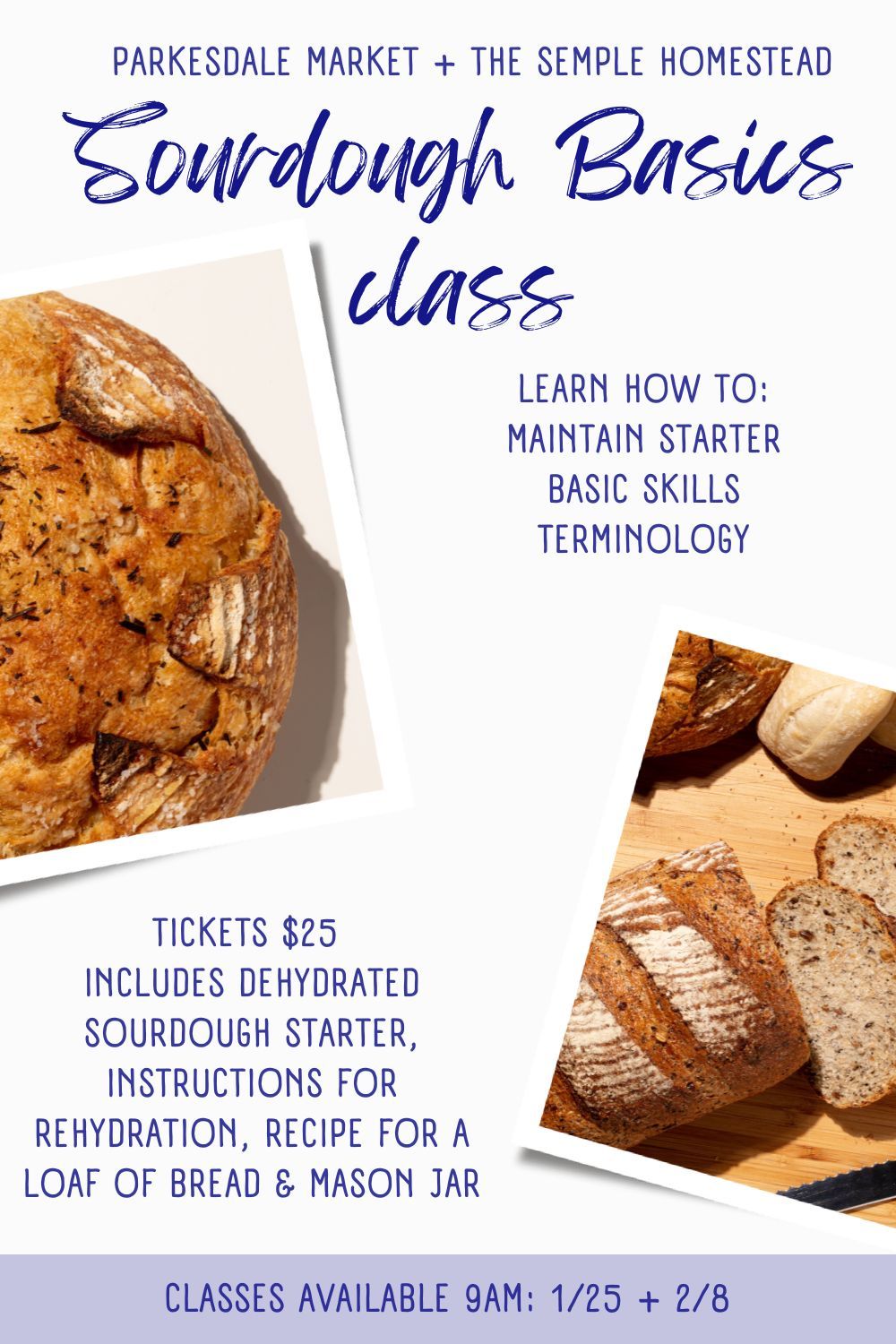 Basic Sourdough Starter Class with Lauren Semple