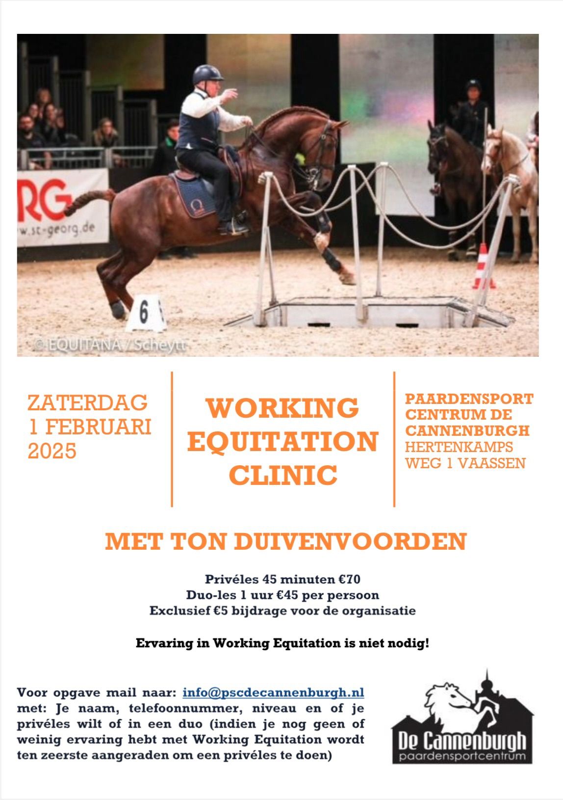 Clinic Working Equitation met Ton Duivenvoorden