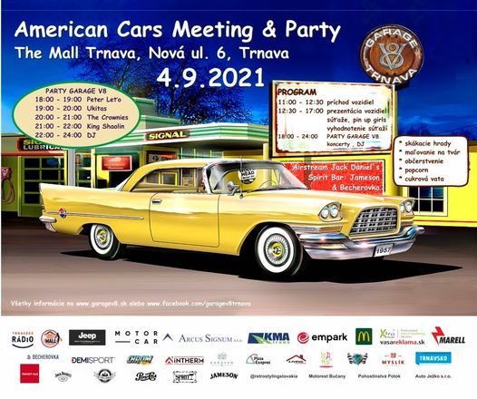 American Cars Meeting & Party Garage V8 Trnava