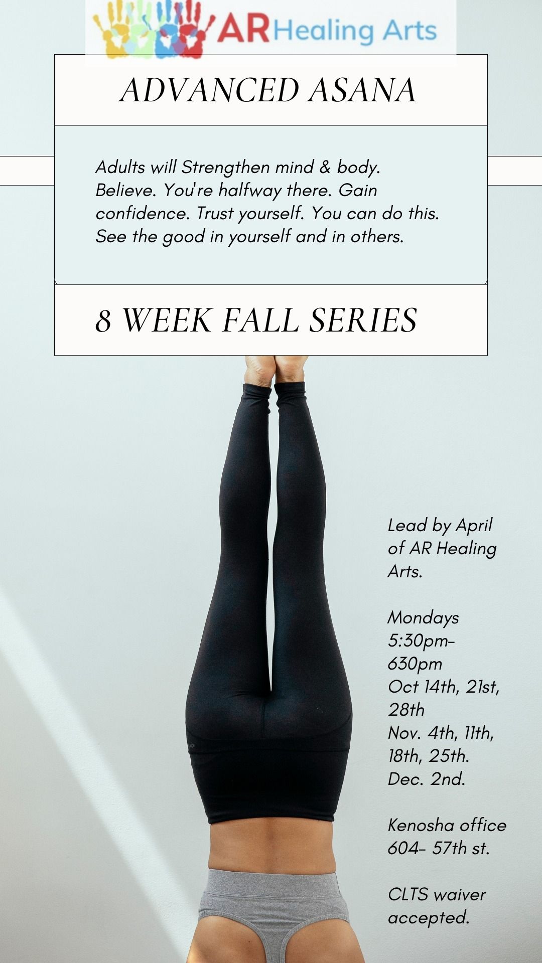 Adult Advanced Asana 8 week fall series 