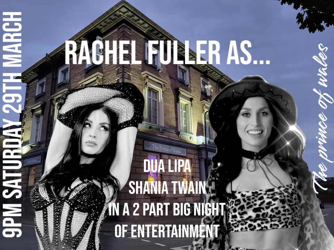 Rachel Fuller as dua lipa and Shania Twain