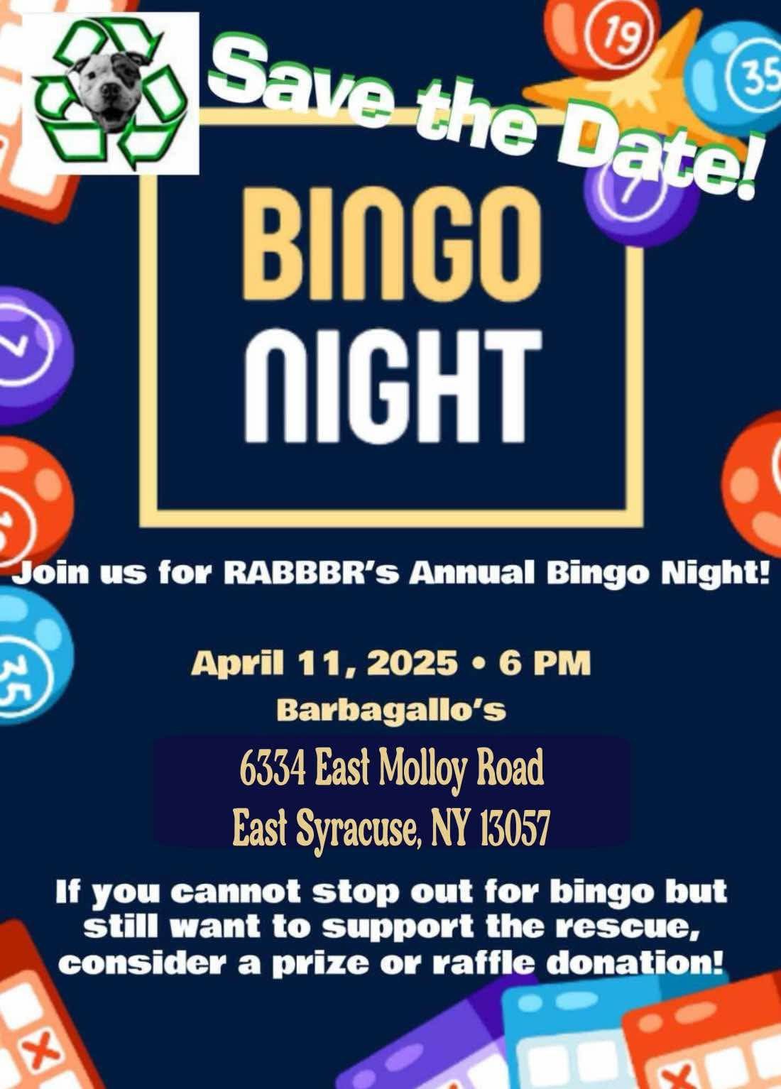 Annual Bingo Fundraiser