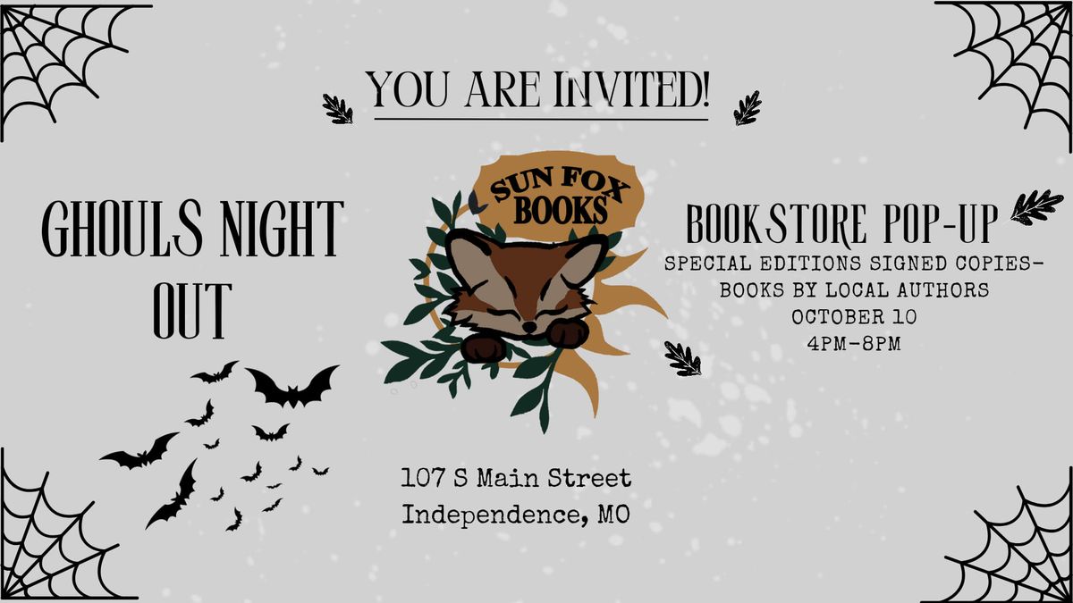 Ghouls Night Out: A Pop-Up Bookstore