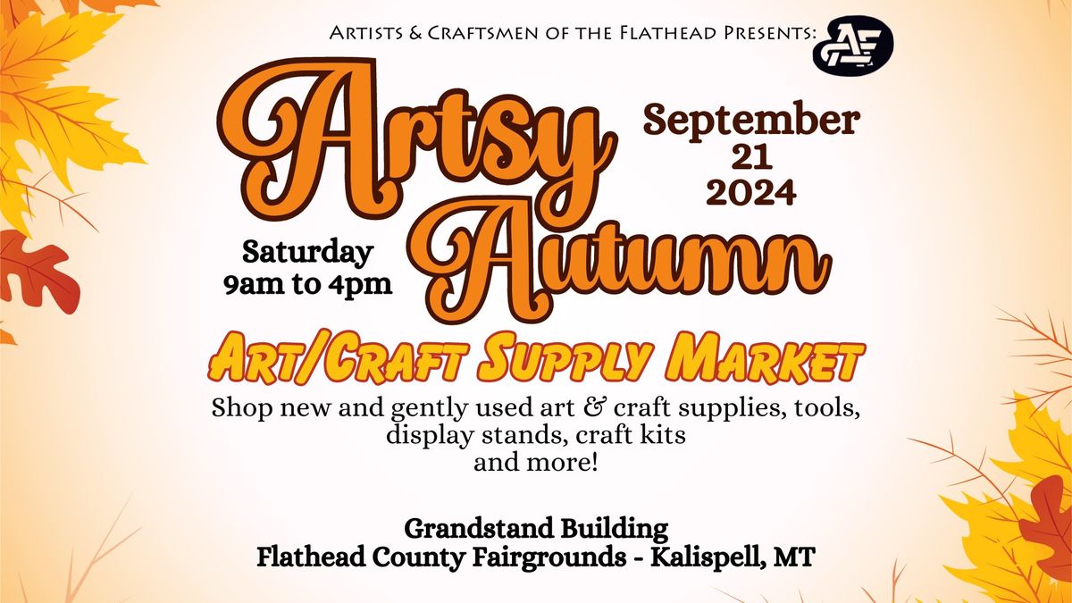 Artsy Autumn Art\/Craft Supply Market