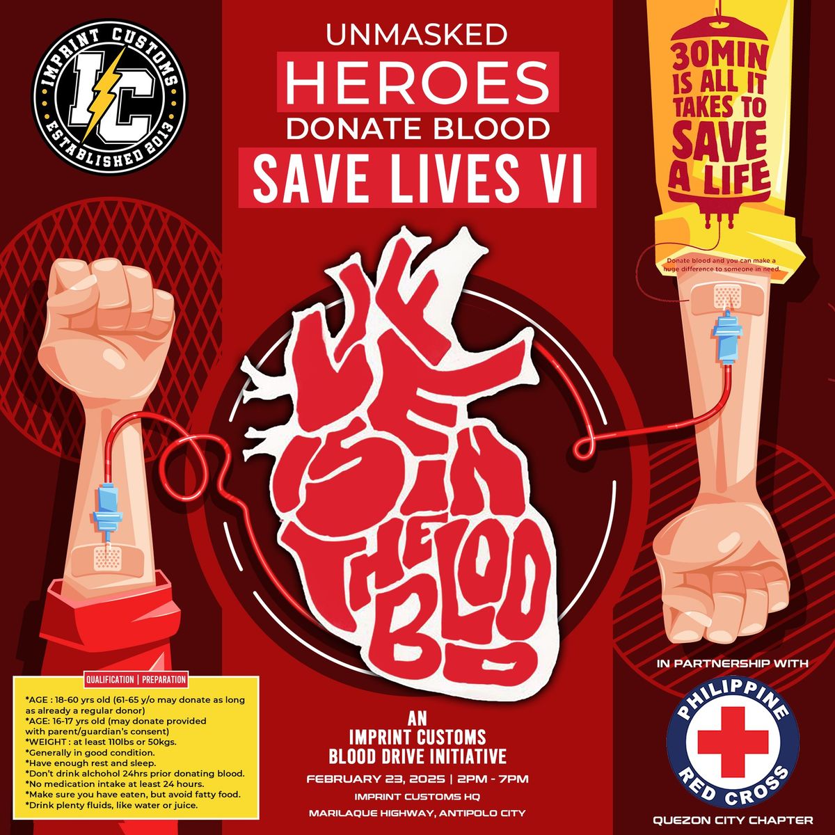 UNMASKED HEROES: DONATE BLOOD, SAVE LIVES VI