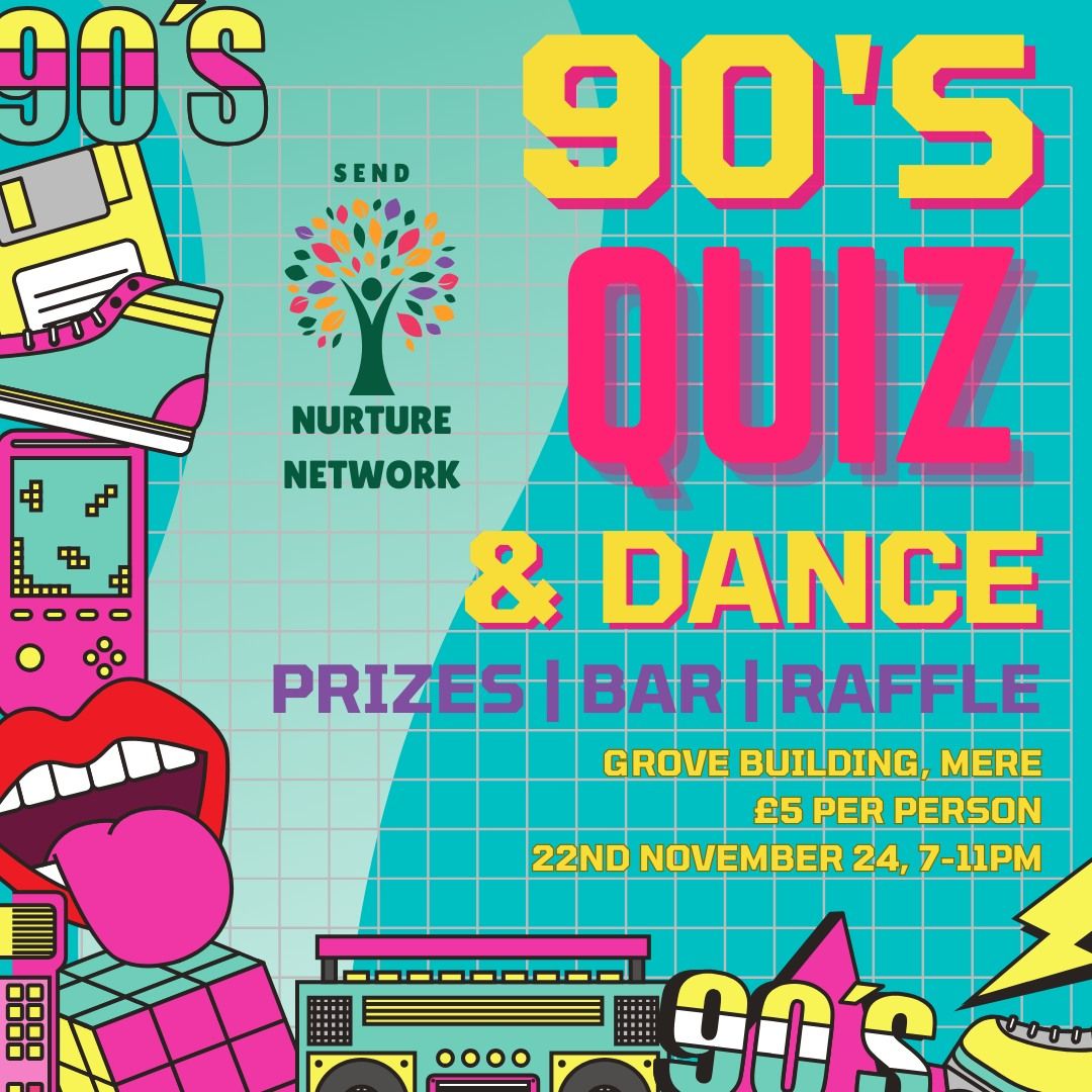 90's Quiz & Dance Fundraiser