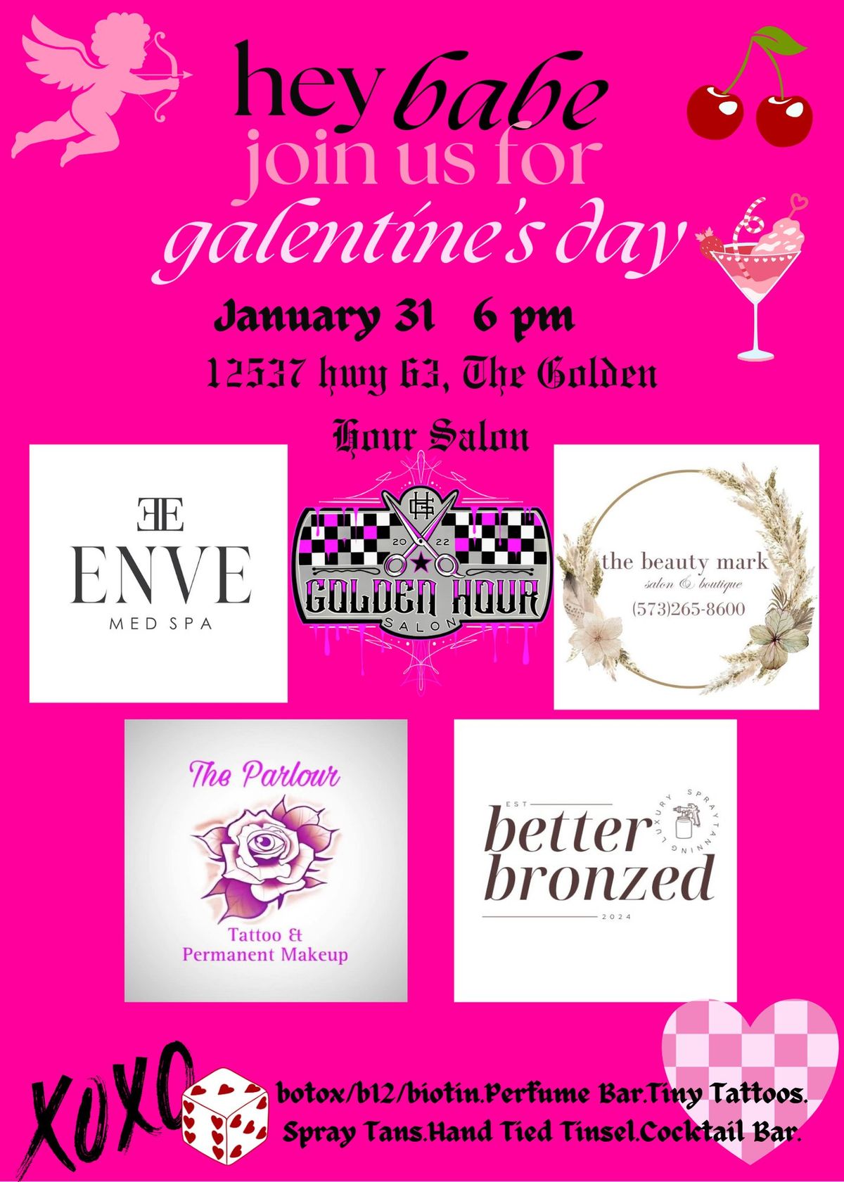 Galentines Night Out Beauty Businesses Collaborate